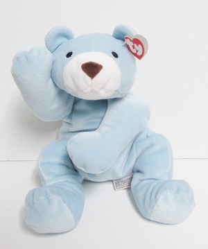 Huggy, the Baby Blue Bear (Non-Mint Tag) - Pillow Pal (click on picture for full description)